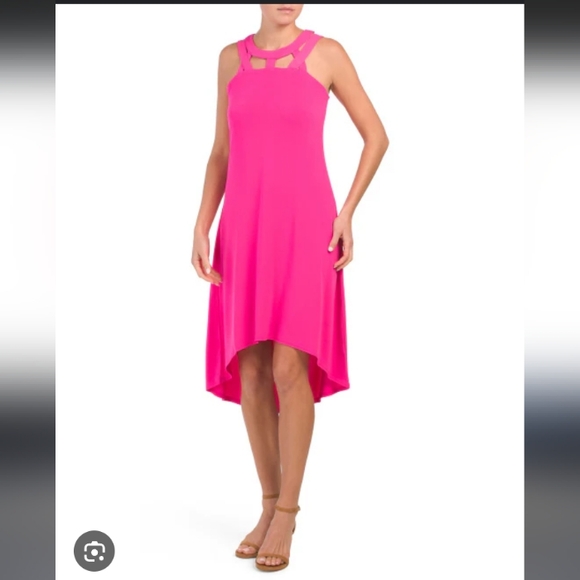 CUPIO Women's Pink 🩷 High-Low Skirt Size M.Pit To Put 18".New Condition - Picture 1 of 4